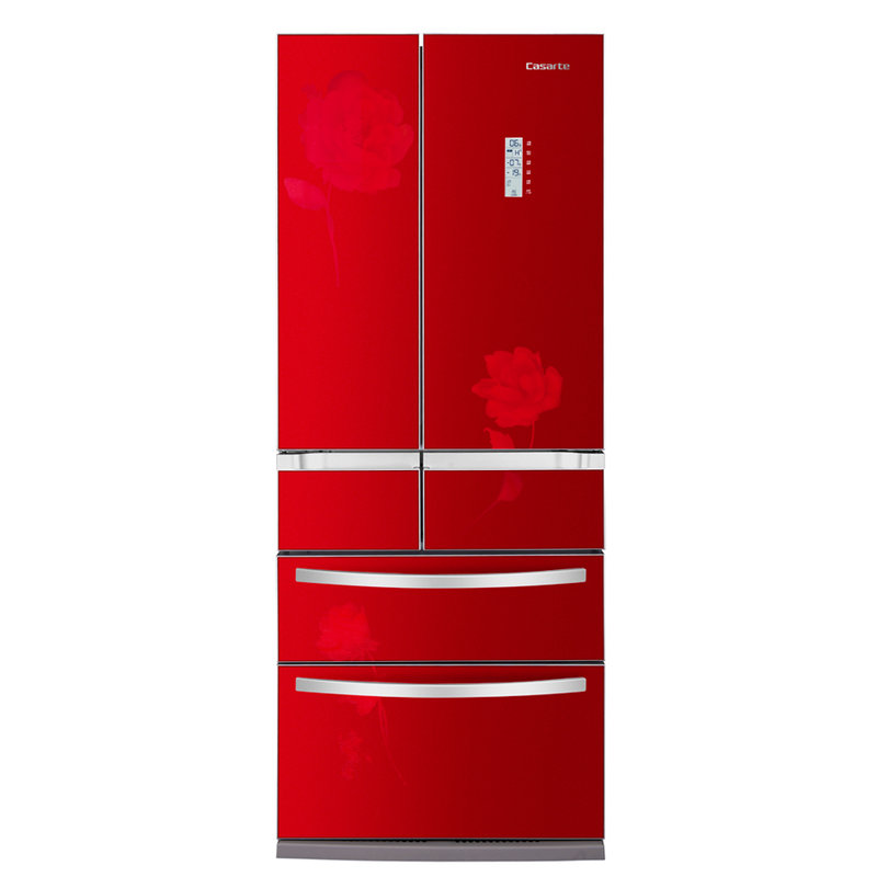 冰箱海尔卡萨帝bcd-356waczj意式六门356升变频风冷红色带变温抽屉