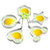 拜格不锈钢煎蛋器煎蛋模具厨房用品烘焙工具(煎蛋五件套)