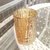 玻璃杯水杯家用简约清新森系ins风树皮杯杯子女可爱啤酒杯咖啡杯(琥珀-矮款【260ml】)