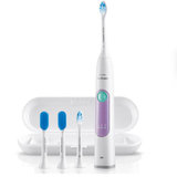 飞利浦（Philips）HX6616/51电动牙刷 成人充电式 优雅靓紫  声波震动牙刷