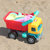 乐佳凡儿童沙滩戏水玩具早教工具挖沙漏铲子玩沙土玩雪亲子互动套装沙滩车玩具礼物 四轮沙滩车（货号：236-5）(红色 版本)