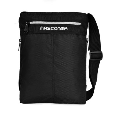 MASCOMMA 单肩背包竖款 (大号）BS1005(大号黑色)