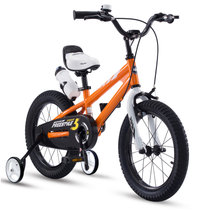 优贝儿童自行车宝宝脚踏车16寸中大童男孩女孩童车单车(橘色)
