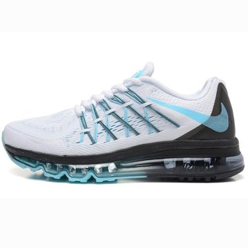 耐克nikeairmax2015全掌气垫网面系列透气轻巧休闲运动男女鞋跑步鞋白