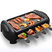 利仁（Liven）电烧烤盘KL-J4300【电烤炉】优质无烟不粘涂层 大烤盘+8小手盘 可调温