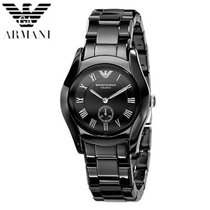 阿玛尼（ARMANI）手表 时尚石英陶瓷腕表 女表AR1402