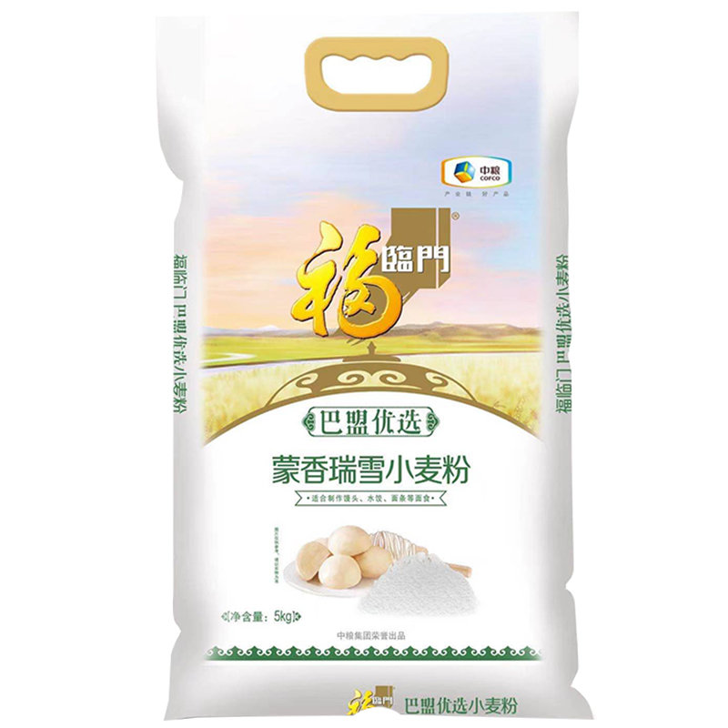 福临门巴盟优选蒙香瑞雪小麦粉5kg对公