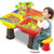 【彼优比】夏日沙滩溪水玩具沙滩桌玩具沙子史莱姆DIY操作台玩具(方形小树 沙滩桌)