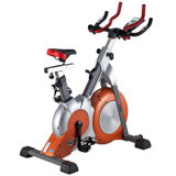 艾威BC8530 竞赛动感单车 室内运动皮带静音家用健身自行车 动感单车(桔色 动感单车)