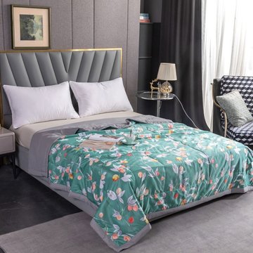 乔德家纺臻柔透气水洗桑蚕丝被200*230cm 亲肤透气