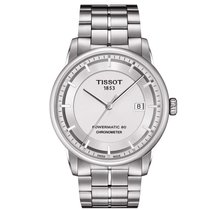 天梭/Tissot 瑞士手表 豪致系列自动机械钢带男士手表T086.407.11.051.00(银壳白面白带 钢带)