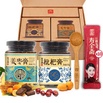 寿全斋姜枣膏300g+枇杷膏300g+红糖姜茶120g+木勺*1*3 真快乐超市甄选