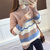 女式时尚针织毛衣9357(粉红色 均码)