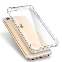奥多金 苹果系列手机套保护壳 四角防摔透明软壳 适用于苹果手机壳套(透明 iPhone6/6S)