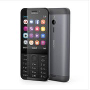 新品Nokia/诺基亚 230 DS 直板 双卡双待 老人手机 大屏 备用机功能机(银灰色 官方标配)