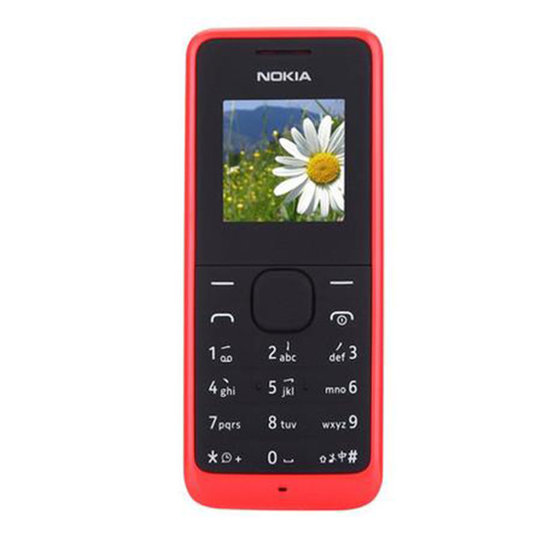 手机nokia诺基亚1050老人机按键直板超长待机备用老年手机红色返回