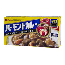 好侍苹果咖喱调味料辣味230g 日本进口 辛口正常辣度 水果口味日式咖喱家庭装