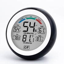欧达时触屏电子温湿度计室内温度表高精度家用婴儿房卧室温计(黑色)