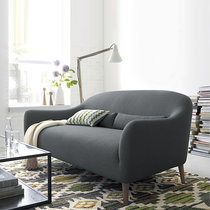 忆斧至家 北欧沙发小户型 客厅整装 布艺沙发 单人双人三人组合现代简约(经典灰 单人位（0.95m）)