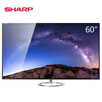 夏普(SHARP)LCD-60UG30A 60英寸 4K超高清 3D 安卓智能液晶电视 日本原装液晶面板（银色）内置双天线WIFI