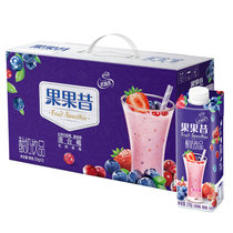 伊利 优酸乳果果昔酸奶-混合莓味210g*12盒（新疆 西藏  内蒙 不发货）(酸奶)
