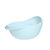 厨房淘米篮创意家居洗米筛加厚塑料淘米盆蔬菜水果滤水篮(小号蓝色 默认)