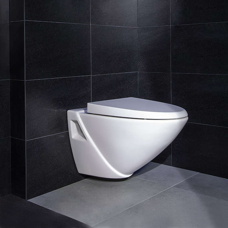 1马桶图片】吉博力节水马桶 喷射虹吸式挂墙式致简座便器 坐便器 300