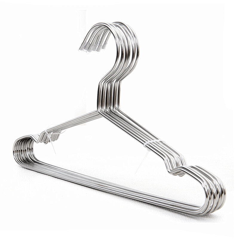 干湿两用防滑衣架 多功能晾衣架(40cm实心不锈钢衣架ec4107)图片大全