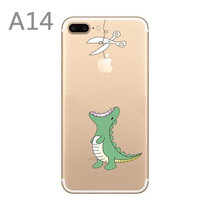 苹果6 6S 苹果7 iPhone6 iPhone7 plus 手机壳 手机套 保护壳 保护套 卡通 TPU 软壳 个性(A14 苹果7PLUS5.5)