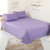 晶丽莱 升级纯色简约床单单件 素色时尚不褪色床单单品(纯烟熏紫 230cmx230cm)第2张高清大图