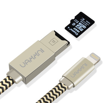 iphone6苹果手机读卡器TF多功能读卡器数据线电脑安卓ipad扩容(USB2.0)(822-银_仅读卡器)