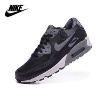 耐克跑鞋NIKE MAX90运动休闲男鞋跑步鞋经典复刻鞋749817-010(灰黑 39)