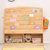 儿童书架绘本架落地经济型实木书柜幼儿园宝宝书报架玩具收纳柜子(828#带柜清漆 长121宽30高120cm)