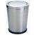 南方新品 和畅垃圾桶时尚家用皮革垃圾筒厨房摇盖酒店房间桶锥形房间室内垃圾桶GPX-233A(不锈钢)