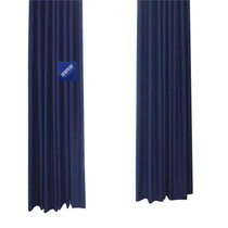 安居先森 宿舍遮光隔热防水阻燃国标B1级窗帘1000*1000mm平方米定制（蓝色）窗帘（平米）