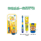 韩国进口pororo啵乐乐新款牙具套装1P 卡通牙刷牙膏啵乐乐贝蒂(啵乐乐（蓝）)