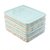 日式大号无格透明饺子盒 冰箱塑料保鲜盒 多功能水饺点心收纳盒(3层3盖)(北欧蓝)