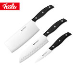 德国菲仕乐Fissler精致系列不锈钢三件套中式刀日式菜刀水果刀 刀具套装