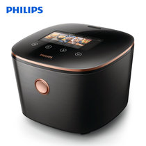 飞利浦(PHILIPS)电饭煲HD4588/00 珐琅铸铁火焱锅内胆 4L大容量 智芯回漩IH电磁加热 智能预约功能