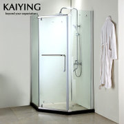 凯鹰(KAIYING)整体淋浴房钻石型浴室钢化玻璃隔断(8mm)86F(90*90*185cm)