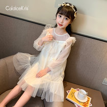 CaldiceKris（中国CK）蒲公英网纱裙CK-FS3466(150 白色)
