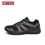 METRIX秋季新款 网面轻便运动跑步鞋MX-1332(黑/红 37)
