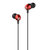 锐思 REW-H01 雅音系列有线耳机 红色 金属质感 震撼音效 轻盈入耳 简洁便携