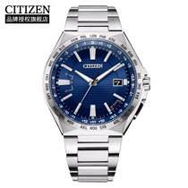 Citizen西铁城 光动能电波手表时尚商务万年历男表CB0210-54L(CB0210-54L)