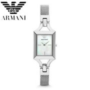 阿玛尼（ARMANI）手表女士表简约时尚气质女表  AR7373 AR7374(银色)