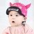 春秋冬女宝宝帽子男童儿童棒球婴儿鸭舌帽0-3-6-12个月小孩韩版潮(玫红色)
