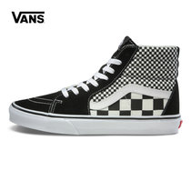 Vans/范斯中性款板鞋休闲鞋帆布鞋SK8-Hi|VN0A38GEQ9B(38.5码)(黑色)