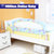MDB儿童床护栏婴幼儿安全床栏围栏 拱形环游世界通用系列 送Y带(1.8米蓝色)