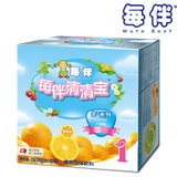 每伴 清清宝优+系列1段香橙味（0-12个月）150克/盒
