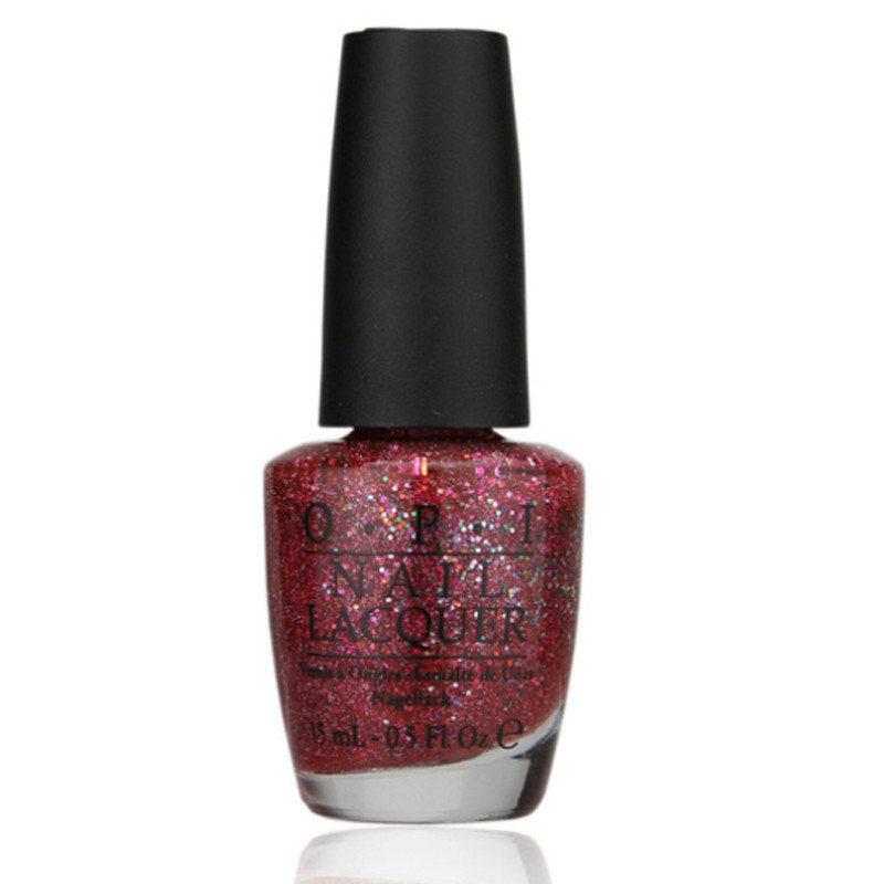 指甲油opi指甲油 迪士尼布偶圣诞系列c10蔷薇闪粉精灵 15ml【保证品质